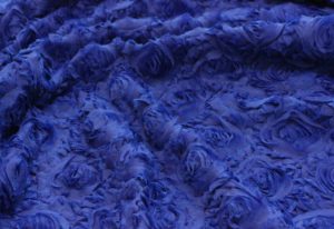 Ткань для рукоделия
 Сетка Роза крупная цвет васильковый